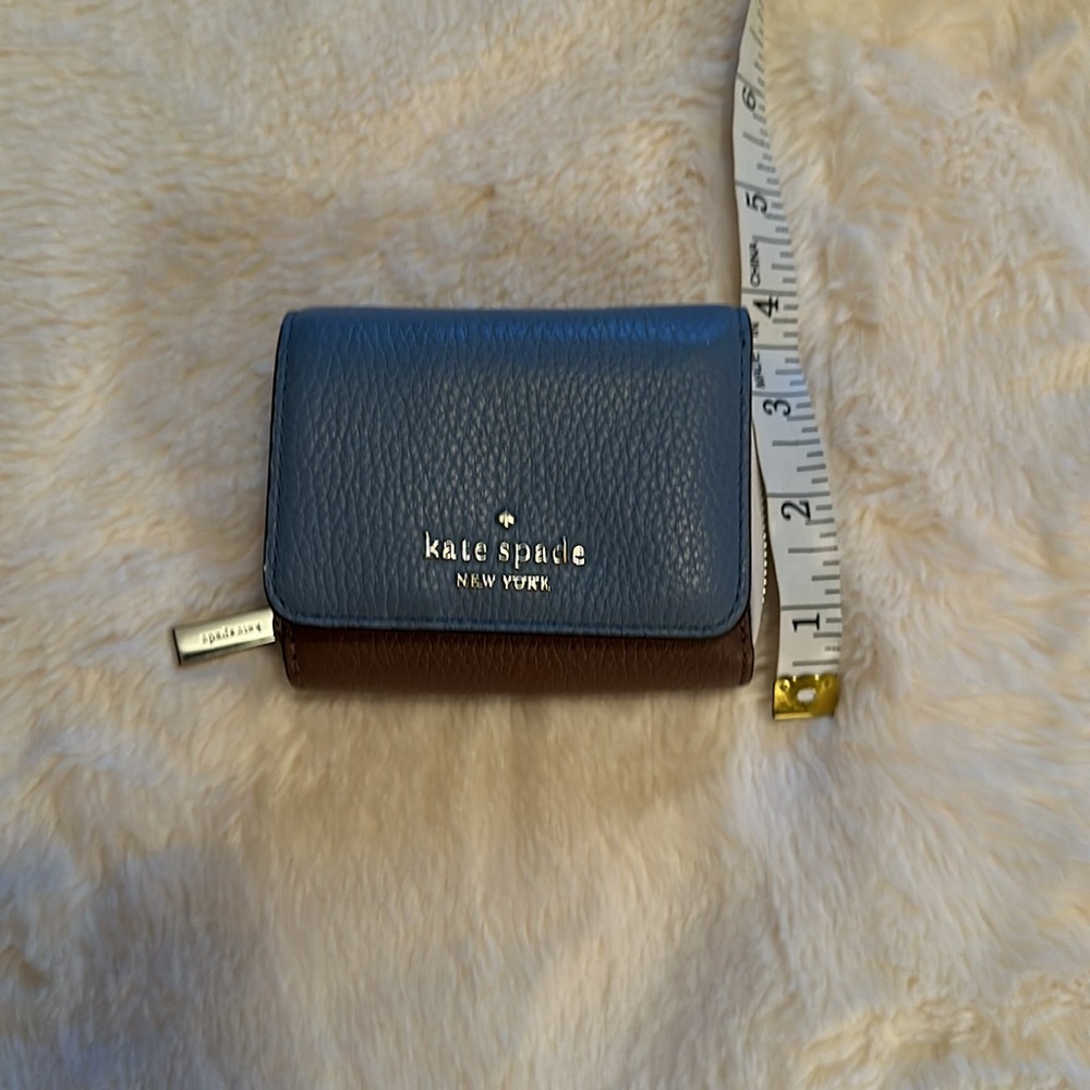 Kate Spade blue , cream and tan wallet - Picture 5 of 5